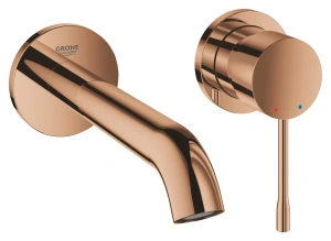Внешняя часть смесителя для раковины GROHE Essence на 2 отверстия, M-Size, теплый закат глянец (19408DA1)