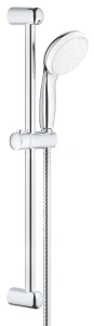 Душевой гарнитур GROHE Tempesta 100, 2 режима струи, душевая штанга 600 мм, 5,7 л/мин, хром (26803000)