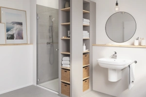 Душевой гарнитур GROHE Tempesta 100, 2 режима струи, душевая штанга 600 мм, 5,7 л/мин, хром (26803000)