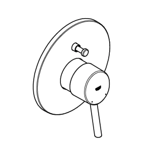 Смеситель для ванны GROHE Concetto в комплекте с монтажной, хром (32214001)