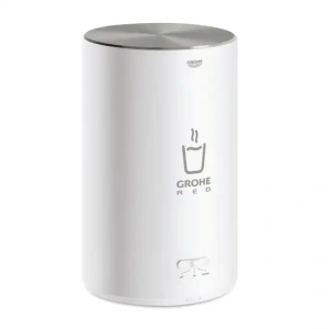 Комплект для кухни GROHE Red Mono с L-образным вентилем, бойлером M-Size и фильтром, суперсталь (30339DC1)