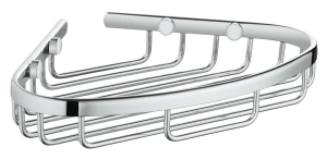 Полочка-решетка, угловая, GROHE BauCosmopolitan, хром, (40664001)