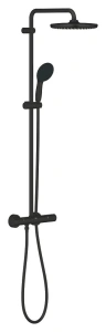 Душевая система GROHE Tempesta System 250 с термостатом для душа, матовый чёрный (266702431/U), уцененный товар