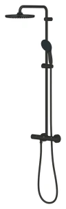 Душевая система GROHE Tempesta System 250 с термостатом для душа, матовый чёрный (266702431/U), уцененный товар