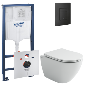 Комплект инсталляции GROHE Solido 3 в 1 с унитазом Мия CN1805T и звукоизоляционным комплектом (NW0787)