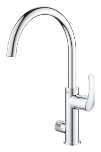 Смеситель для кухонной мойки GROHE Blue Pure Eurosmart с функцией фильтрации, с фильтром в комплекте, хром (30499000)