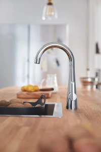 Кран для кухонной мойки GROHE Zedra для фильтрованной воды, без функции смешивания, хром (30026002)