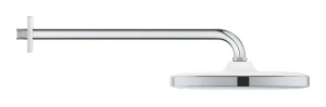 Верхний душ GROHE Tempesta Cube 250, 9,5 л/мин, 1 режим, 380 мм, хром/белый (26687000)