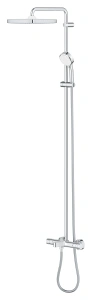 Душевая система GROHE Tempesta Cosmopolitan System 250 Cube с термостатом для ванны, хром (26691000)