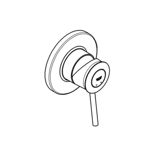 Смеситель для душа GROHE BauClassic в комплекте с монтажной частью, хром (29048000)