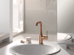 Смеситель для раковины GROHE Essence с донным клапаном, L-size, теплый закат матовый (24174DL1)