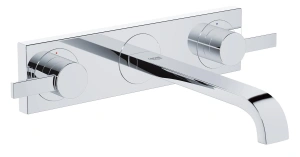Внешняя часть смесителя для раковины GROHE Allure на 3 отверстия, вынос 220 мм, хром (20193000)
