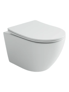 Подвесной унитаз Ceramicanova Уно безободковый, смыв Торнадо, белый (CN11001T)