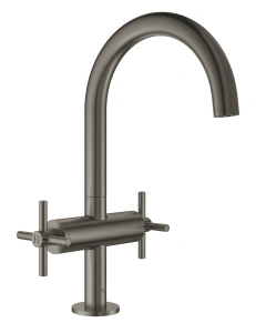 Смеситель для раковины GROHE Atrio двухвентильный, темный графит матовый (21019AL3)