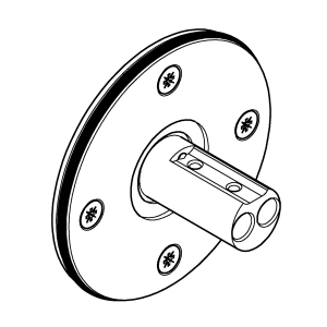 Образец для крепления верхних душей GROHE Rainshower 310, хром (18873000)