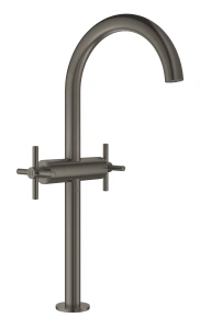 Смеситель для раковины GROHE Atrio двухвентильный, XL-Size, темный графит матовый (21044AL3)