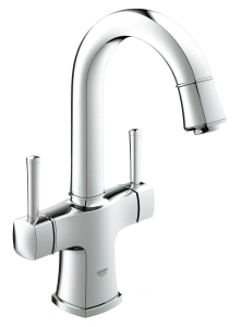 Смеситель для раковины GROHE Grandera с донным клапаном и поворотным изливом, хром (21107000)