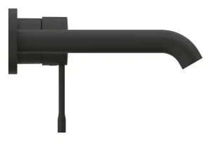 Внешняя часть смесителя для раковины GROHE Essence скрытого монтажа, на 2 отверстия, M-Size, фантомный черный (29192KF1)