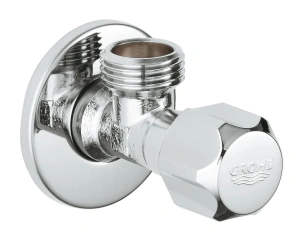 Вентиль угловой GROHE универсальный 1/2", хром (2201600M)