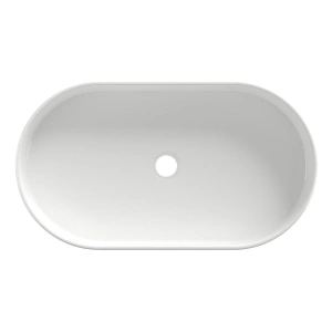 Раковина накладная Aqueduto ESPIRAL, овальная 390*600, белый глянцевый (ESP0210)