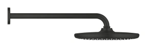 Верхний душ GROHE Tempesta 250, 9,5 л/мин, 1 режим, 380 мм, черный матовый (266682430)