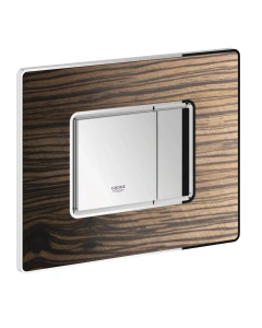 Панель смыва для унитаза GROHE Skate Cosmopolitan Wood, 3 режима, макассар (38849HR0)