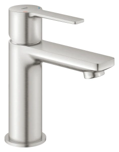 Смеситель для раковины GROHE Lineare с донным клапаном, суперсталь (23791DC1)