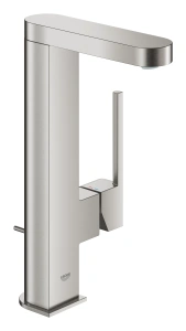 Смеситель для раковины GROHE Plus с донным клапаном, L-Size, суперсталь (23851DC3)