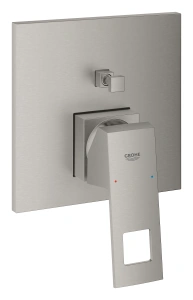Внешняя часть смесителя для ванны GROHE Eurocube с переключателем на 2 положения, суперсталь (24062DC0)