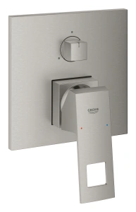 Внешняя часть смесителя для ванны GROHE Eurocube с переключателем на 3 положения, суперсталь (24094DC0)