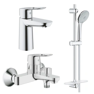 Готовый комплект для ванной комнаты GROHE BauLoop, хром (NB0084)