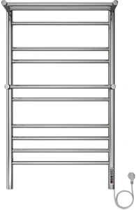 Полотенцесушитель электрический Aquatek Альфа П10 500x900, хром AQ EL RRP1090CH