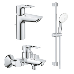 Готовый комплект для ванной комнаты GROHE BauLoop, хром (129682)