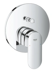 Внешняя часть смесителя для ванны GROHE Plus с переключателем на 2 положения, хром (24060003)