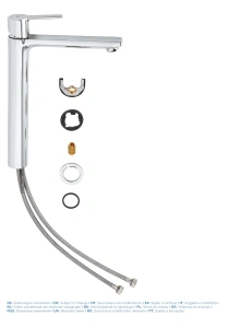 Смеситель для раковины GROHE Lineare, XL-size, хром (23405001)