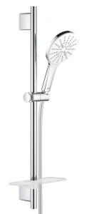 Душевой гарнитур GROHE Rainshower SmartActive 130, 3 вида струй, белая луна (26577LS0)