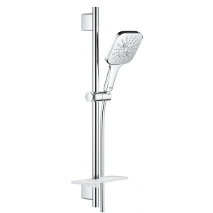 Душевой гарнитур GROHE Rainshower SmartActive 130 Cube, 3 вида струй, хром (26585000)