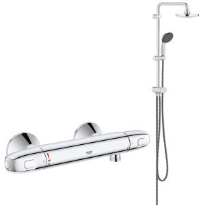 Душевая система GROHE Vitalio Start System 180 Flex с термостатом для душа, хром (NSB0160)
