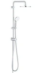 Душевая система Flex наружного монтажа с переключателем, GROHE Tempesta System 200, хром, (27389002/U) (УЦЕНКА - Царапины на корпусе, пятна на штанге)