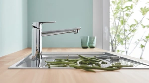 Смеситель для кухни GROHE BauCurve, хром (31715000)