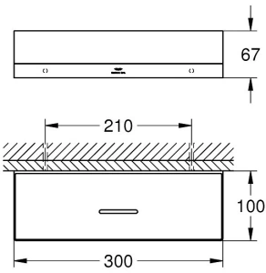 Корзинка для душа Grohe Allure, холодный рассвет матовый (40966GN1)