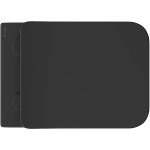 Унитаз подвесной Aqueduto MACIO Plus 525*345 безободковый, сиденье с микролифтом, черный матовый (MACТ0240)