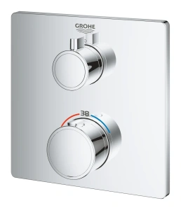 Внешняя часть термостата для душа GROHE Grohtherm, хром (24078000)