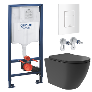 Комплект инсталляции GROHE Rapid SL 38772SH0 с унитазом Aqueduto OVO Plus OVOT0240 и раковиной Aqueduto ESPIRAL ESP0440 (NW0500)