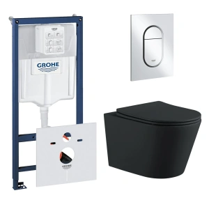 Комплект инсталляции GROHE NW0145/S с унитазом Aquatek ВЕГА и сиденьем с микролифтом (NW0204)