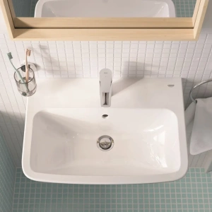 Раковина подвесная GROHE Bau Edge 55 см, альпин-белый (39807000)