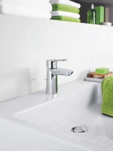 Смеситель для раковины GROHE BauEdge, хром (23328000)