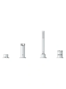 Смеситель для ванны GROHE Plus на 4 отверстия, хром (29307004)