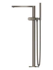 Внешняя часть смесителя для ванны GROHE Plus напольного монтажа, темный графит матовый (23846AL4)