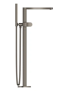 Внешняя часть смесителя для ванны GROHE Plus напольного монтажа, темный графит матовый (23846AL4)